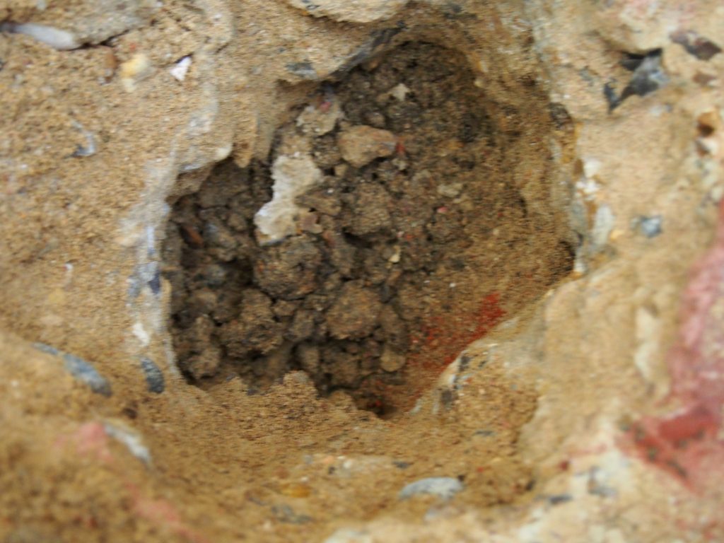 Concrete slab sitting directly on clay